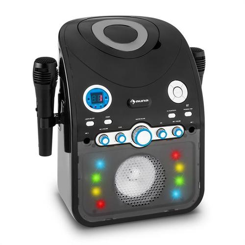 auna StarMaker 2.0 Système de karaoké Fonction Bluetooth Lecteur de CD avec micro.