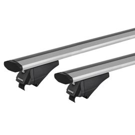 Barres De Toit Profilées Aluminium Pour Bmw Serie 5 Touring Break Dès 2017 - Avec Barres Longitudinales