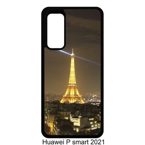 Coque Huawei P Smart 2021 - Tour Eiffel - Noir