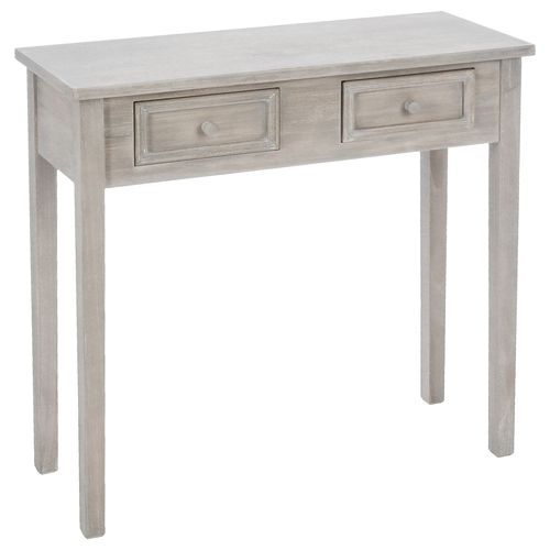 Console Traditionnelle En Bois Charme - L. 80 X H. 76 Cm - Marron