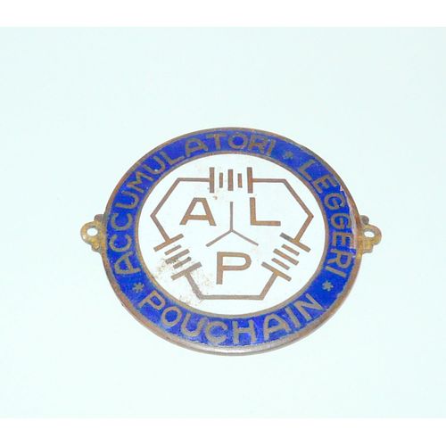 Accumulator Leggeri Pouchain, Badge Ancien, Batteries Pouchain