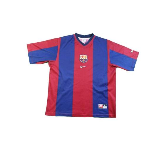 Maillot Fc Barcelone Vintage Domicile N°11 Rivaldo 1998-1999