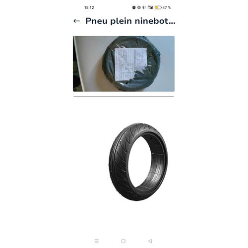 Pneu Plein Ninebot Es
