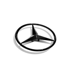 Logo emblème Mercedes Star 3 points noir brillant étoile emblème