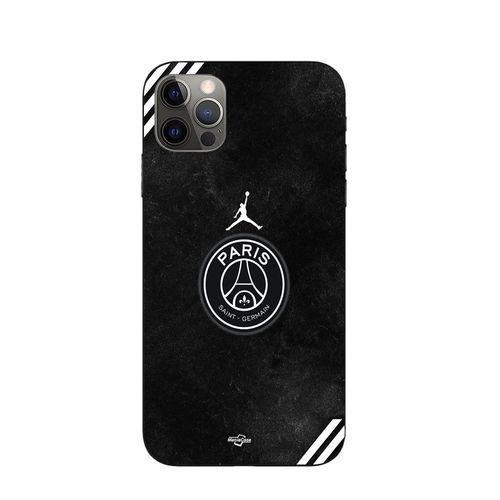 Coque Iphone 14 Pro Psg Jordan Logo Noir