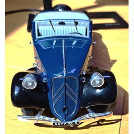 Voiture Citroën Traction Av 11 Cabriolet 1938 Bleue Marque Solido 8178 1/18-Solido