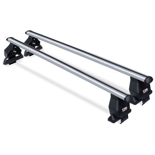 Barres De Toit ACE-4 Acpa Pour Opel Corsa (F) 2019-2024 - Noires, Sans Rails De Toit, Charge 75kg