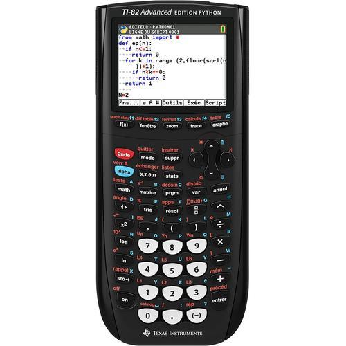 Calculatrice Texas Instruments TI-82 Advanced Edition Python