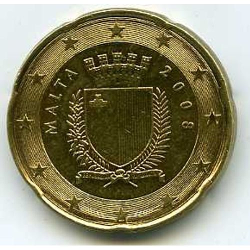 Malte 20 Centimes D'euro 2008