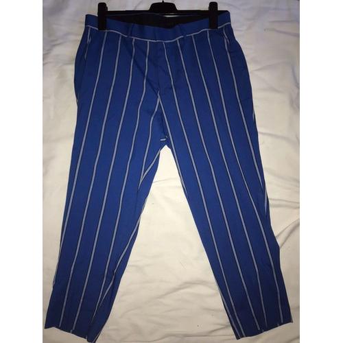 Pantalon À Rayures Asos Pantalon Bleu Neuf Taille L