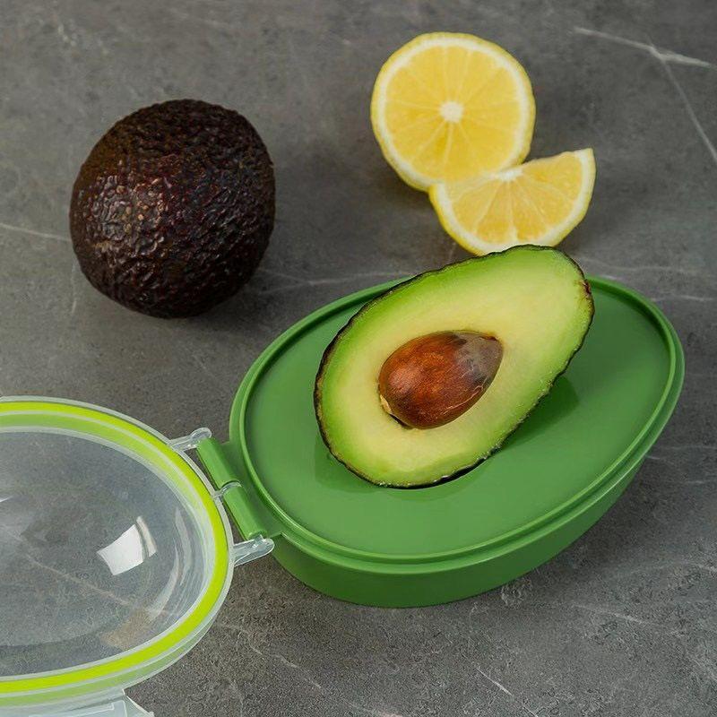 Boîte de rangement en forme d'avocat, économiseur d'aliments, bac à légumes,  conteneur de fruits, garder au frais, Gadget, accessoires de cuisine,  nouvelle collection