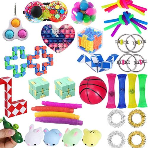 Ensemble de jouets sensoriels Anti Stress pour enfant et adulte, cadeau  idéal pour soulager l'anxiété et le Stress, #3 - Type 6 #F