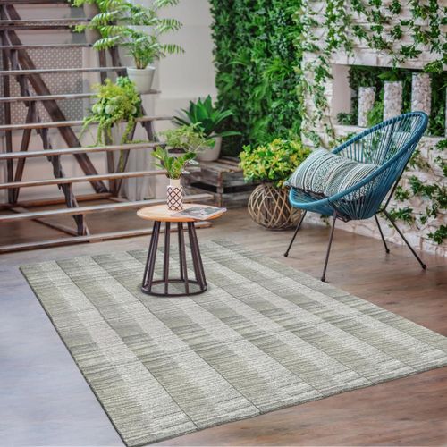 Tapis Chambre 160x230 Fait À La Main En Laine Gris Rectangle Motif Uni Banda