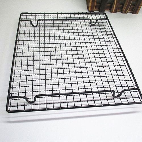 Grille de refroidissement antiadhésive en acier inoxydable, plaque de cuisson pour biscuits, biscuits, tartes, pain et gâteaux