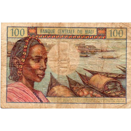Mali Billet De 100 Francs