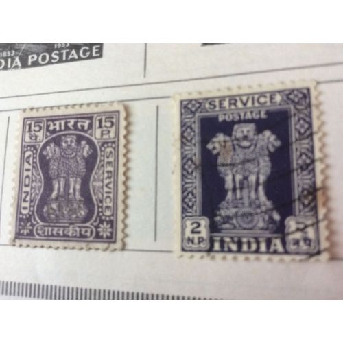 2 Timbres Indiens, 1967 Et 1976