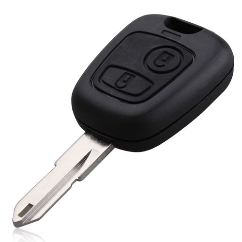 Générique Remplacement Coque De Clé Télécommande 2 Boutons Pour Peugeot 206