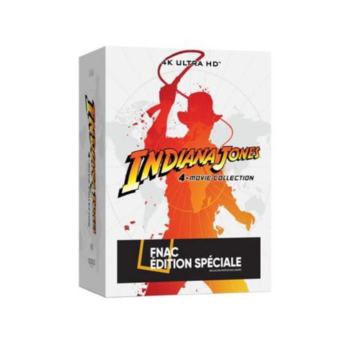 Indiana Jones - L'intégrale - Édition Spéciale Fnac - Steelbook Limitée - 4k Ultra Hd + Blu-Ray + Blu-Ray Bonus