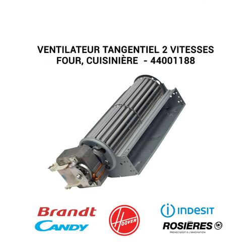 Ventilateur tangentiel 2 vitesses Four,cuisinière Rosieres Candy Hoover 44001188