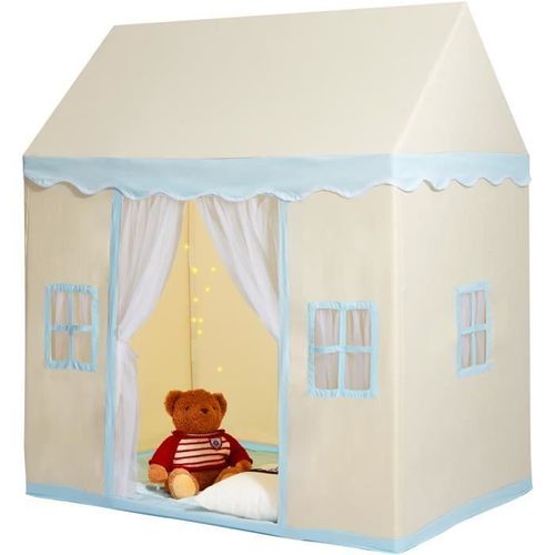 Tente Pour Enfants - Vevor - Tente De Jeu Pour Enfants Cabane Pour 1 À 5 Ans Tout-Petits Lampe Tapis Pour Garçons Et Filles,Beige