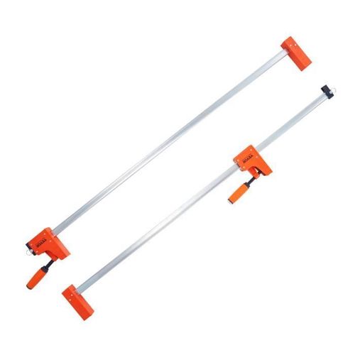 Jeu de 2 Serre-Joints à Libération Rapide 145cm-VEVOR-Pression Uniforme, en Plastique Acier au Carbone-pour Charpentier Menuisier
