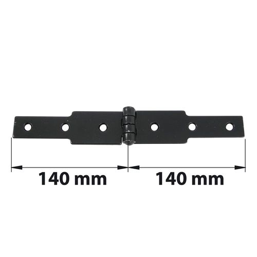 Charnière à congé acier pour volets battants, L.50 x l.140 mm