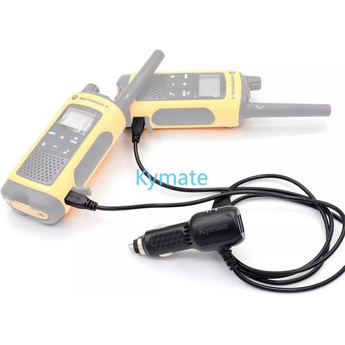 Chargeur De Voiture Avec Câble En Y,Adaptateur Avec Double Micro-Usb,Pour Motorola,Radio-Voyage,T400,T460,T470,T500,T600