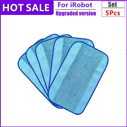 5pcs - Pièces de Robot aspirateur iRobot Braava 320 380 380T menthe 4200 5200 5200C, tissus de vadrouille, capuchon de mèche d'eau, accessoires de plateau humide