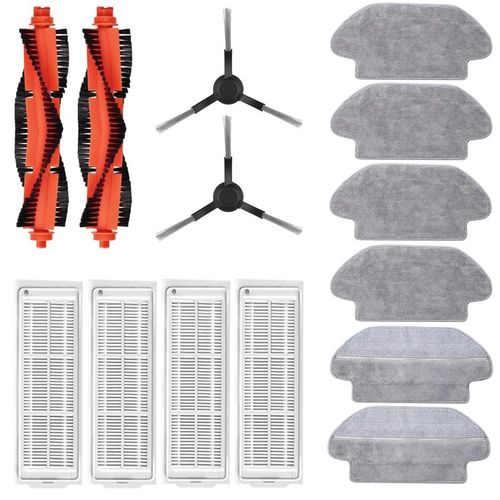 Dans l'image - Pièces d'aspirateur pour Xiaomi Mijia (SKV4109GL / Mi Vacuum Mop P Pro), accessoires de Robot noir, brosses, filtres