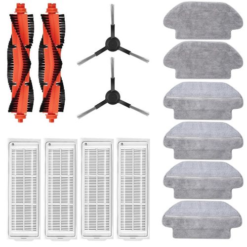 Dans l'image - Pièces d'aspirateur pour Xiaomi Mijia (SKV4109GL / Mi Vacuum Mop P Pro), accessoires de Robot noir, brosses, filtres