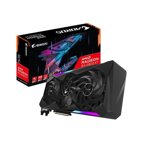 Gigabyte AORUS Radeon RX 6800 XT MASTER 16G - Carte graphique - Radeon RX 6800 XT - 16 Go GDDR6 - PCIe 4.0 x16 - 2 x HDMI, 2 x DisplayPort