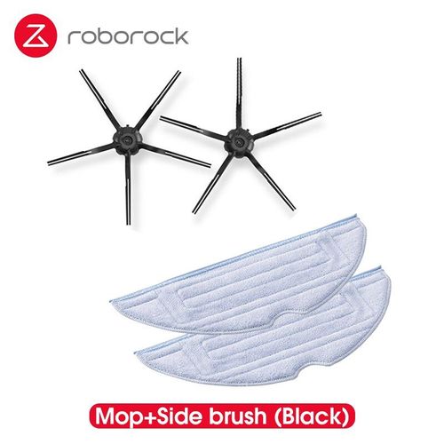 Brosse n Mop 2 - accessoires de filtre lavable, brosse principale en caoutchouc détachable, pièces de rechange pour balai latéral (en option)