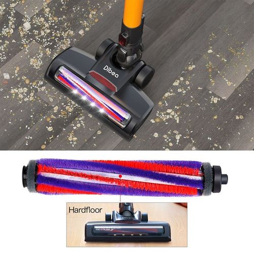 D18 Brosse de roulement - Brosse roulante originale 2 en 1 pour Dibea D18,accessoire pour aspirateur portatif et sans corde,