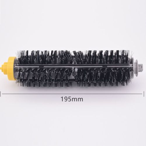 IRobot Brosse - 1 kit. Brosse anti-choc flexible IROBOT, poils de fourrure, Roomba série 600/700, 620, 630, 645, 760, 770, 780, 790