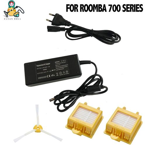 IRO-700-CH01-1 - Adaptateur Chargeur Alimentation 22.5V 1.25A AC pour iRobot Roomba Série 770 650 Pet 560 780 630 530 760 550 Chargeur
