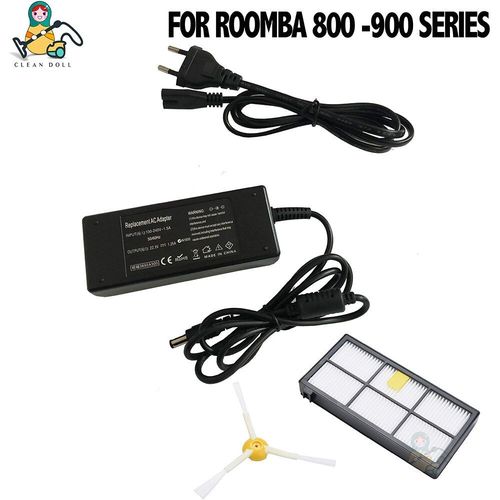 IRO-800-CH01-1 - Adaptateur Chargeur Alimentation 22.5V 1.25A AC pour iRobot Roomba Série 770 650 Pet 560 780 630 530 760 550 Chargeur