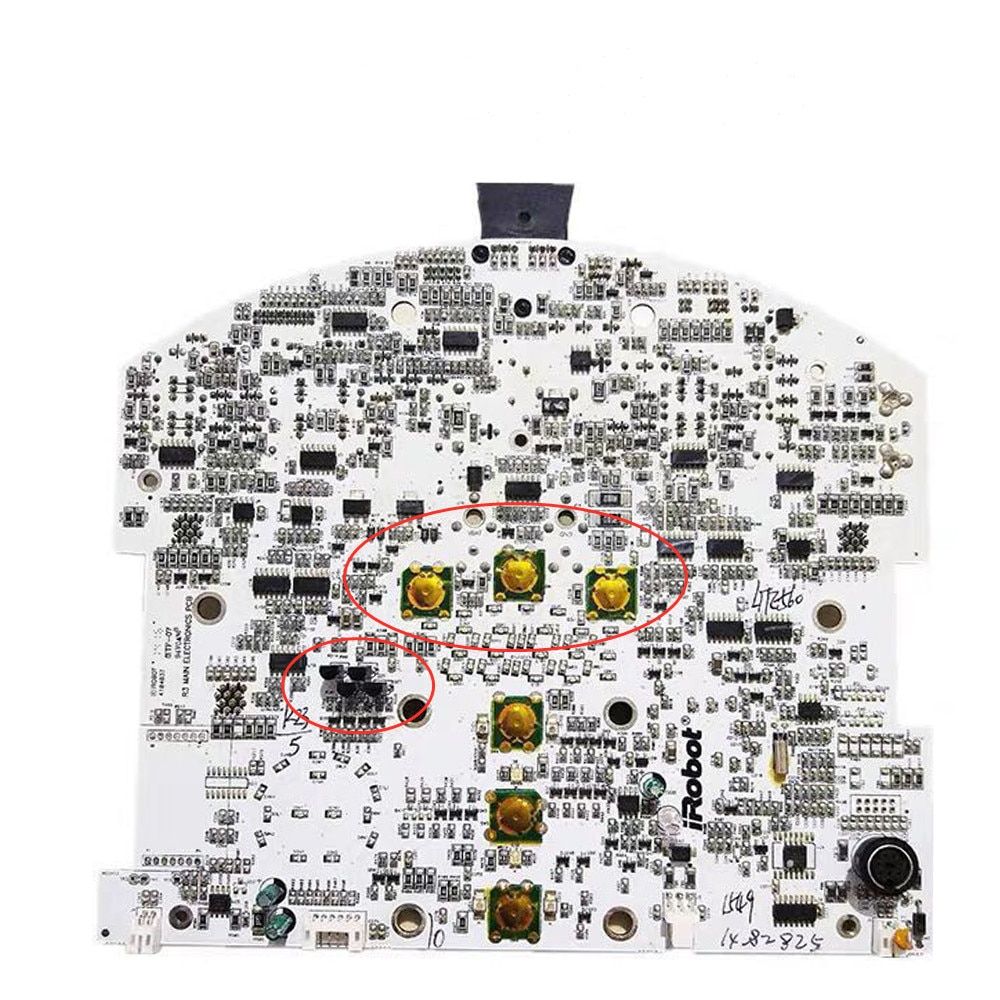 Vert clair - Carte mère PCB de remplacement pour aspirateur iRobot Roomba série 500 600, Circuit imprimé avec fonction de chronométrage