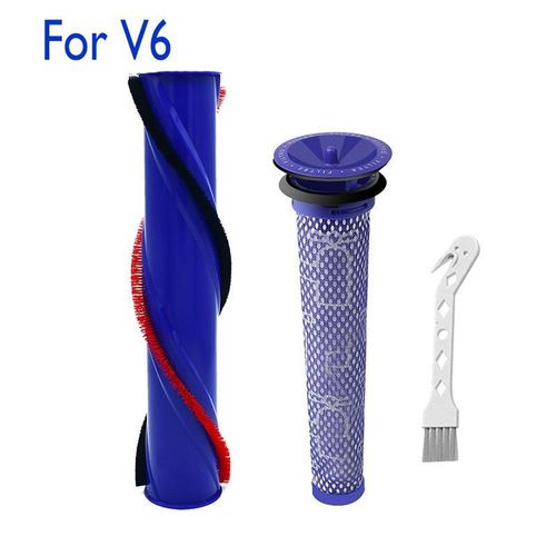 kit V6 - Filtres à rouleau de brosse pour aspirateur Robot sans fil DYSON , tête de brosse, rouleau de barre 966821 ? 01, accessoires de balayage