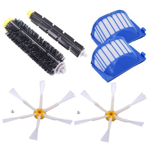 Mélangeur AeroVac avec filtre, poils et flexible pour iRobot Roomba,brosse latérale, 600, 610, 620, 625, 630, 650, 660,