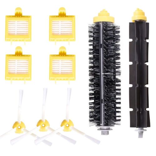 Batteur Flexible à poils, brosse armée aérographe, filtre Vac, brosse latérale pour iRobot Roomba 750 760 765 770 774 775 776 782 785 786 780 790