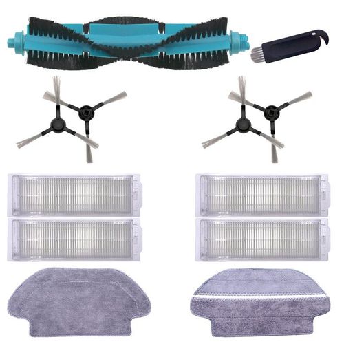 Balai serpillière jetable avec brosse latérale principale pour Viomi V2 Pro V3, filtre HEPA Mijia STYJ02YM Conga 3490, accessoires