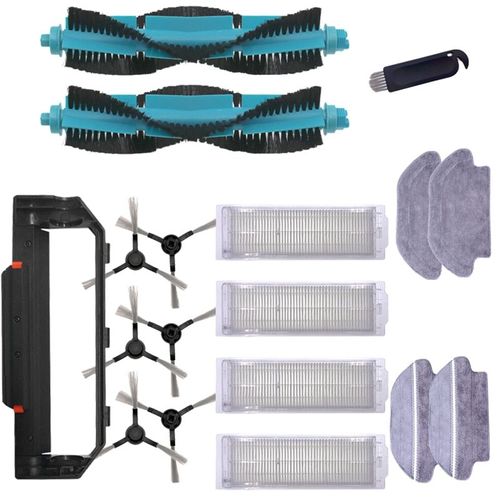 Balai serpillière jetable avec brosse latérale principale pour Viomi V2 Pro V3, filtre HEPA Mijia STYJ02YM Conga 3490, accessoires