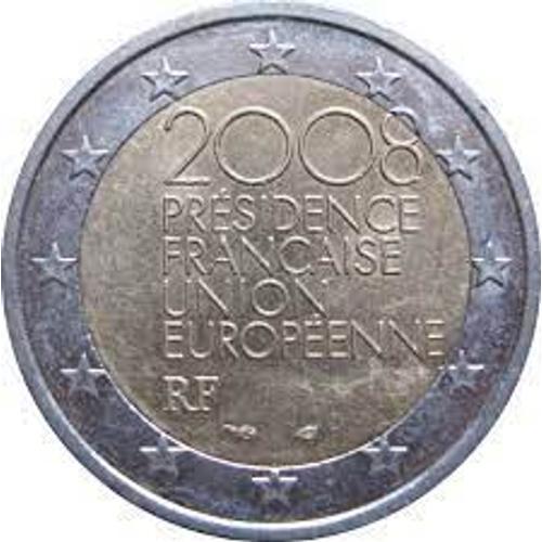 Pièce 2 Euro Présidence Française Union Européenne 2008