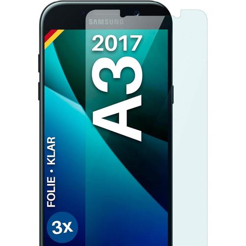 Film De Protection Transparent Pour Samsung Galaxy A3 2017 - Film Protecteur D'écran Hd, Film Fin Résistant Aux Rayures, Lot De 3, Ultra-Clair