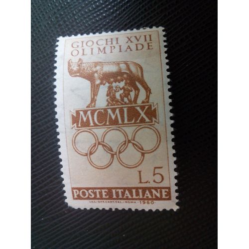 Timbre Italie Yt 812 Jeux Olympiques D'été - Rome 1960 ( 10805 1)