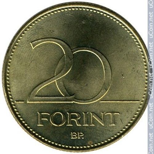 Hongrie = Pièce De 20 Forint, Année 1994 , En Nickel - Laiton ( Fleur )