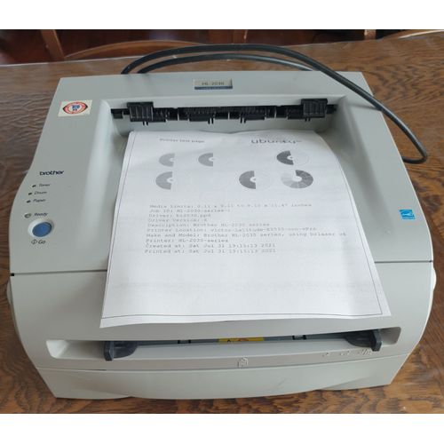 Brother HL-2030 - Imprimante - monochrome - laser - A4/Legal - 2400 x 600 ppp - jusqu'à 16 ppm - capacité : 250 feuilles - USB