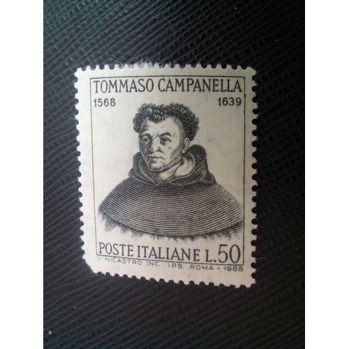 Timbre Italie Yt 1019 Tommaso Campanelle 1968 ( 10805 1)
