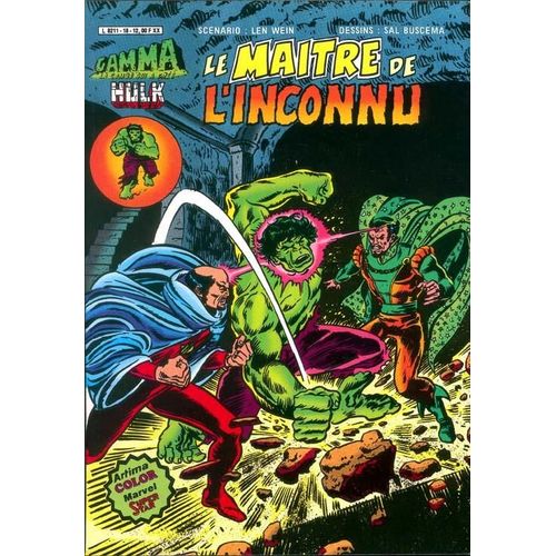 Hulk N° 18, Le Maitre De L'inconnu