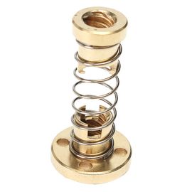 2 Pcs 300mm T8 Tige Filetée Tige Filetée Vis de tige filetée T8 écrou T8 Trapézoïdal T8 Vis Tige Barre Linéaire avec l/'écrou chargé par ressort anti-jeu pour l/'imprimante 3D d’axe Z Imprimante